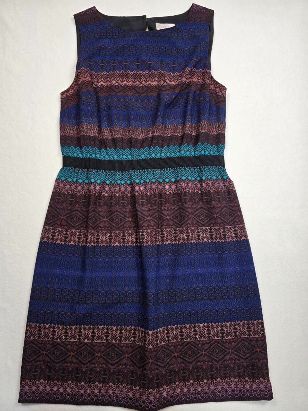 Loft Outlet Medium Dress Striped Sleeveless